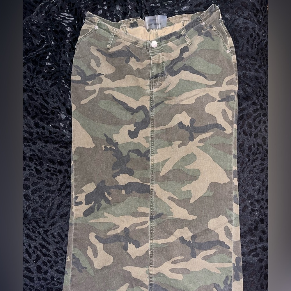 Camouflage Long Skirt